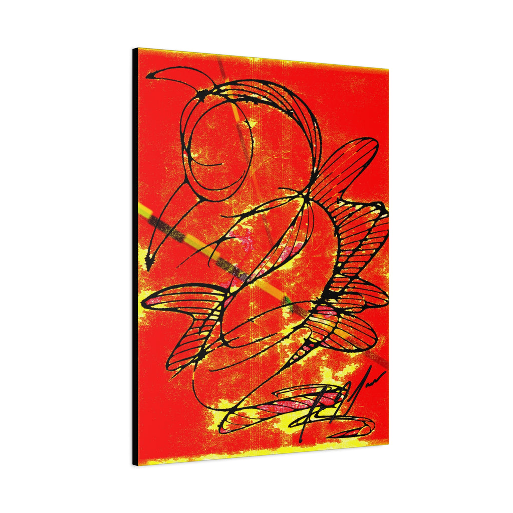 Hummingbird Abstract - Matte Canvas, Stretched, 1.25"