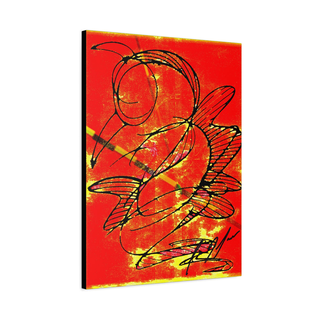 Hummingbird Abstract - Matte Canvas, Stretched, 1.25"