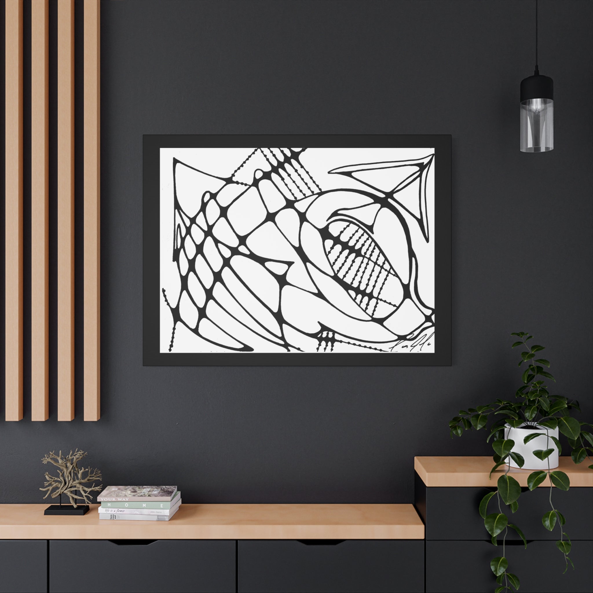 Abstract Creature - Matte Canvas, Stretched, 1.25"