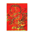 Hummingbird Abstract - Matte Canvas, Stretched, 1.25"