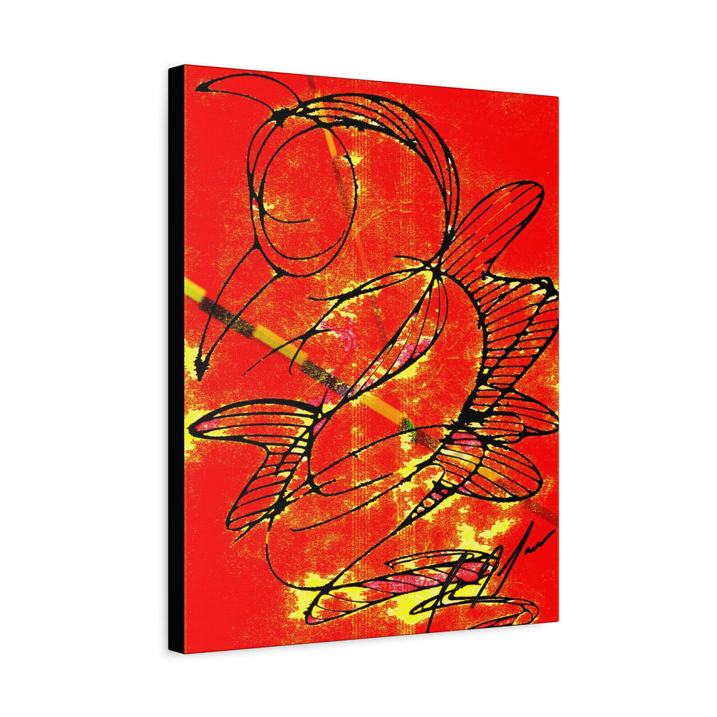 Hummingbird Abstract - Matte Canvas, Stretched, 1.25"
