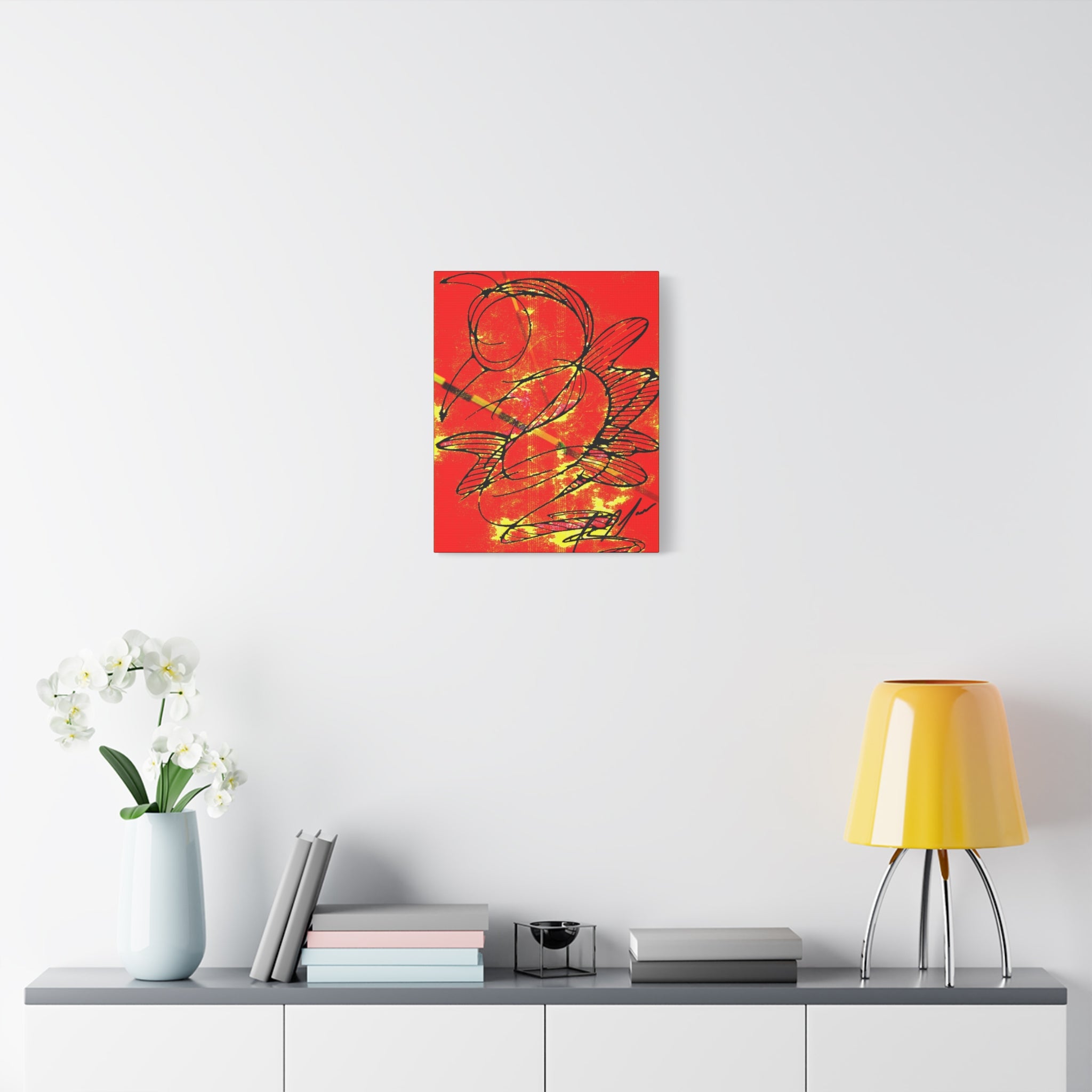 Hummingbird Abstract - Matte Canvas, Stretched, 1.25"