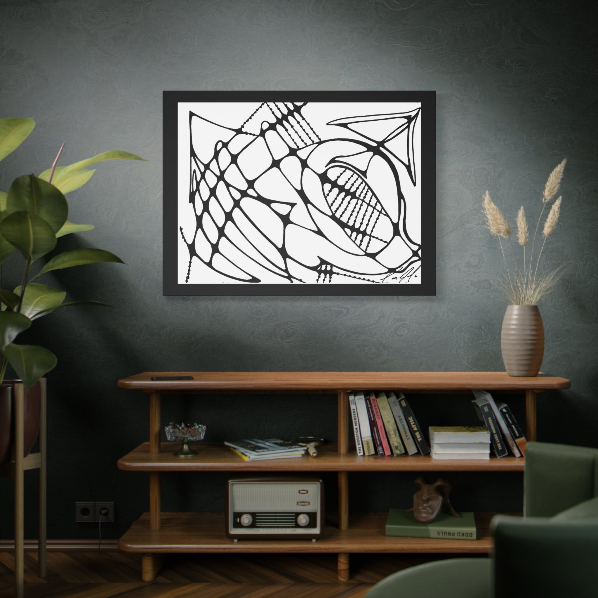 Abstract Creature - Matte Canvas, Stretched, 1.25"