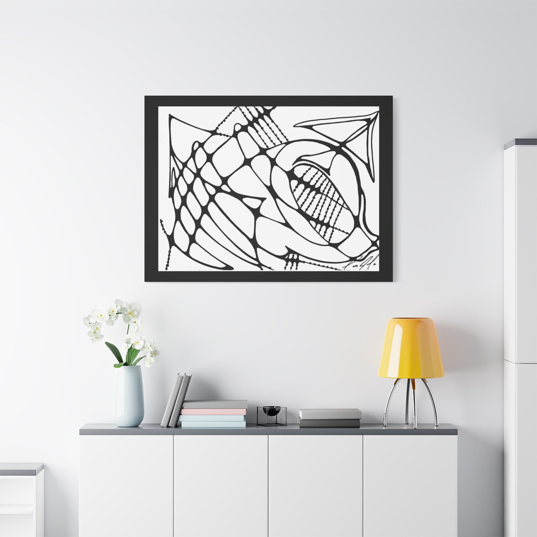 Abstract Creature - Matte Canvas, Stretched, 1.25"