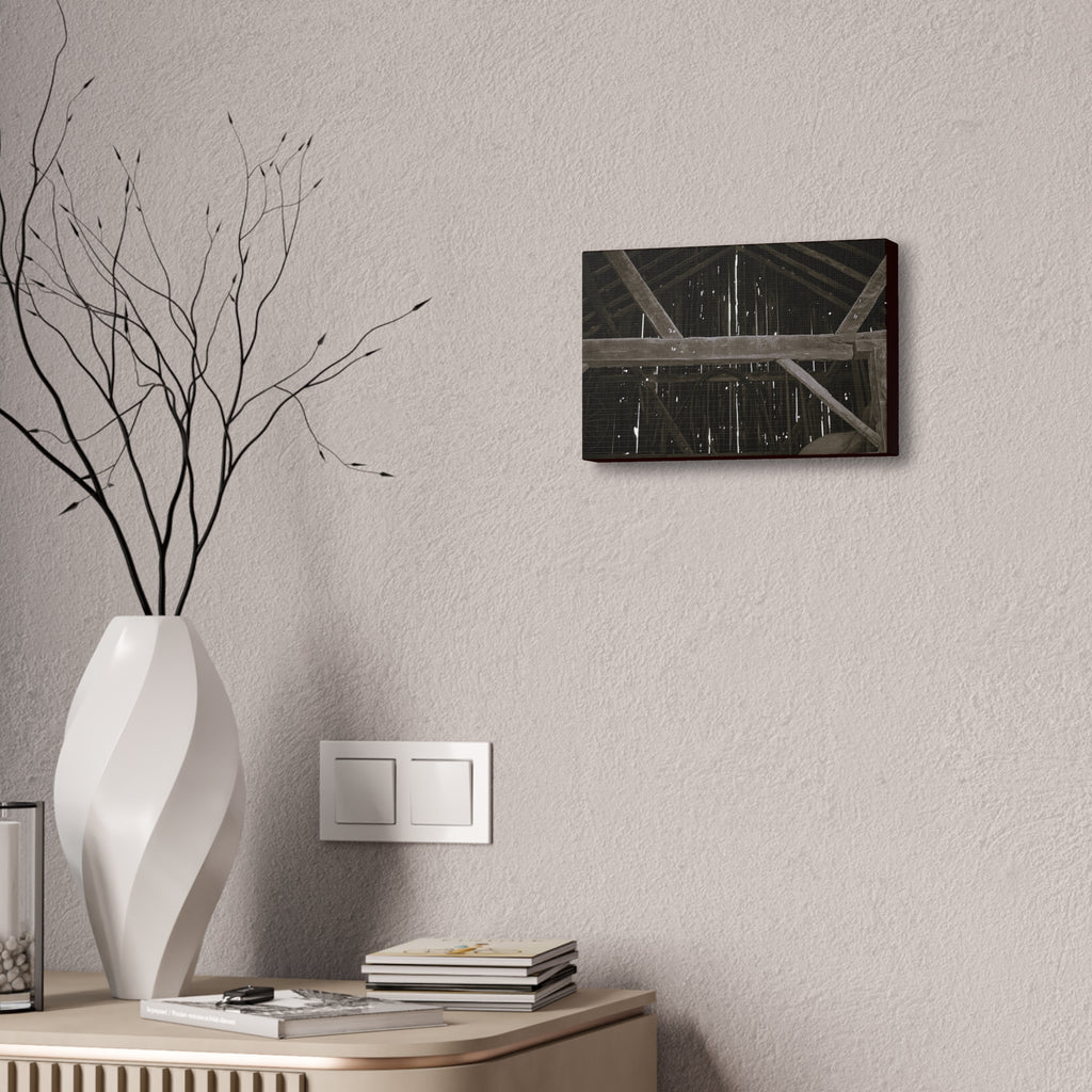 Rustic Barn Interior Canvas Wall Art – Stretched 1.5"