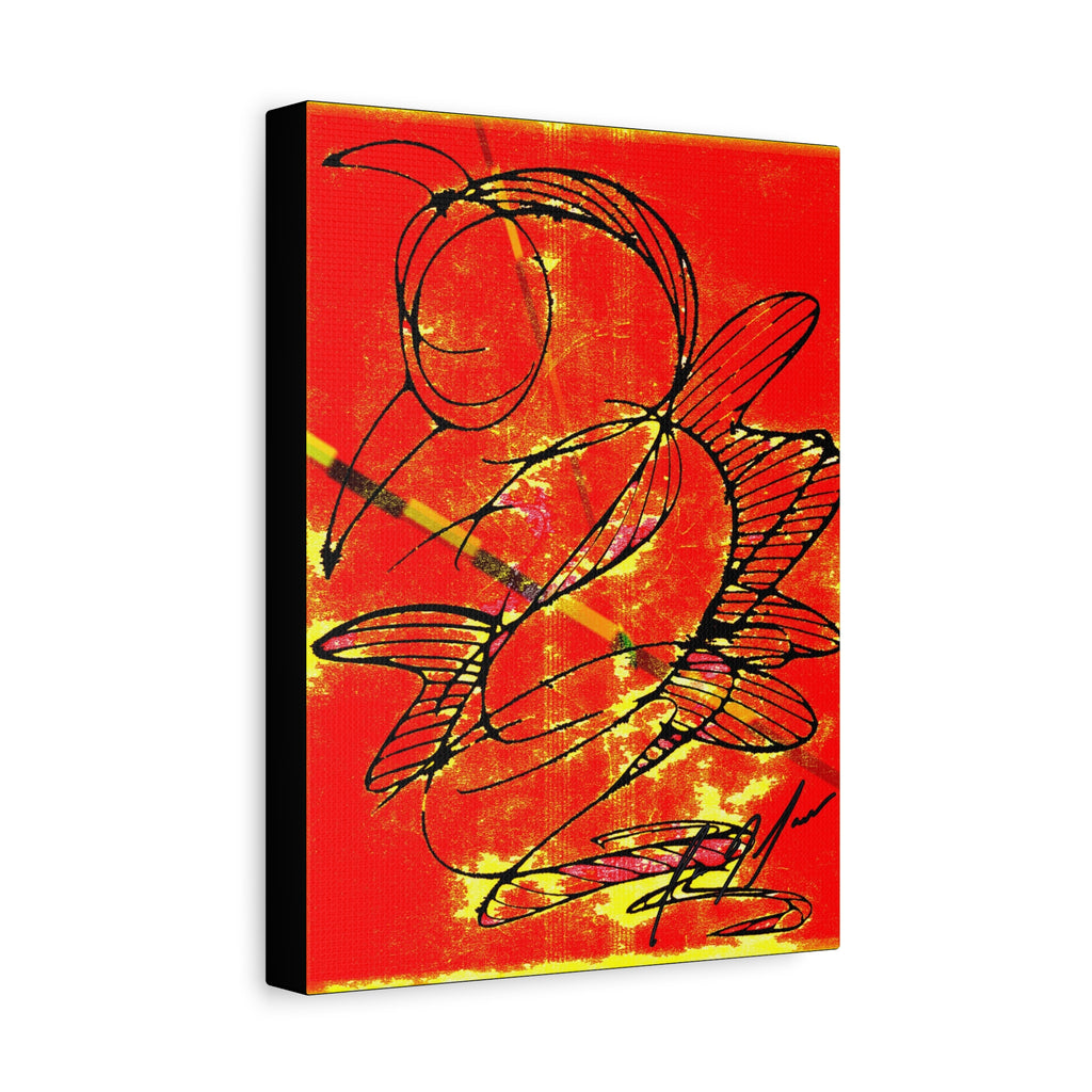 Hummingbird Abstract - Matte Canvas, Stretched, 1.25"